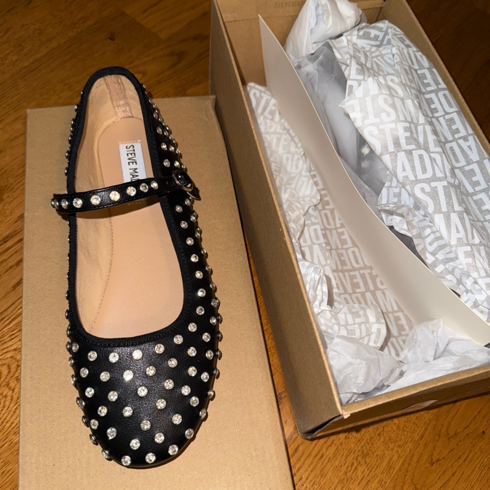 Steve Madden Rhinestone Flats